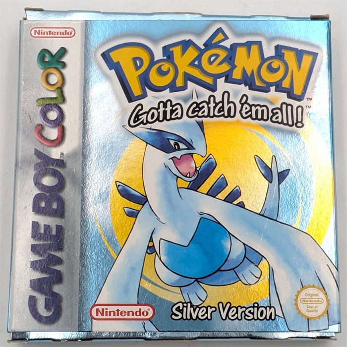 Pokemon Silver Version - i Original Æske - GameBoy Color (B Grade) (Genbrug)