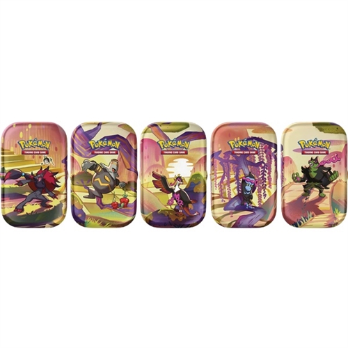 Shrouded Fable - Alle 5 Mini Tin (1 af hver - 5 stk i alt) - Pokemon kort