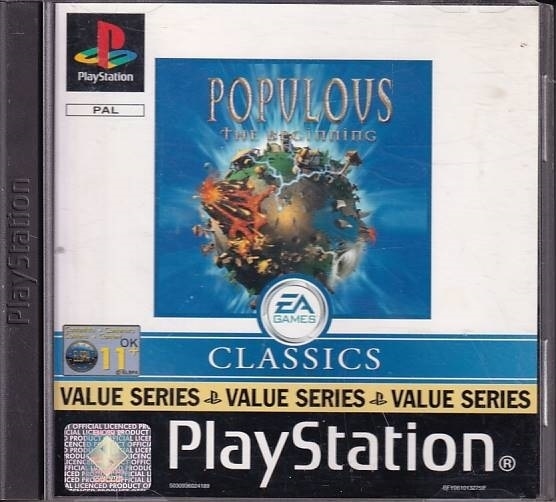 Populous the Begining - Classics - PS1 (B Grade) (Genbrug)