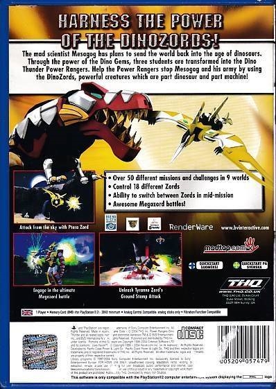 Power Rangers: Dino Thunder - PlayStation 2 