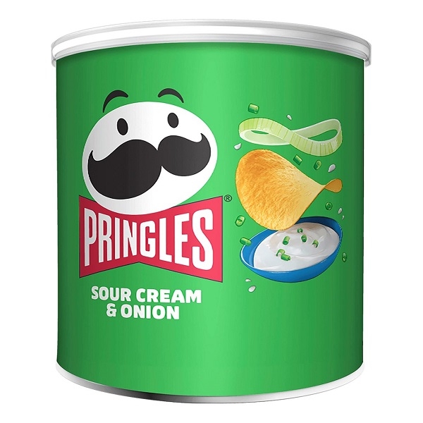 (Gratis ved køb for 350kr) Pringles Sour Cream & onion - Chips 40g