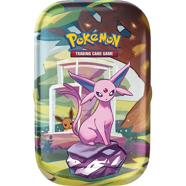 Prismatic Evolutions - Mini Tin - Espeon - Pokemon kort