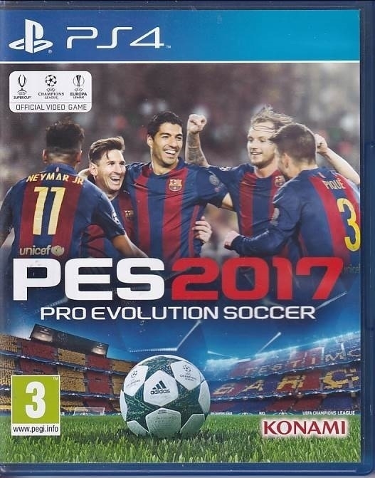 Pro Evolution Soccer - 2017 - PS4 (A Grade) (Genbrug)