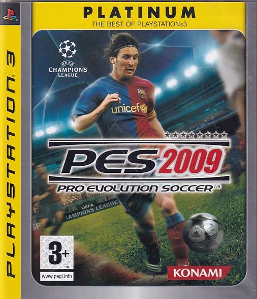Pro Evolution Soccer 2009 - Platinum - PS3 (B Grade) (Genbrug)