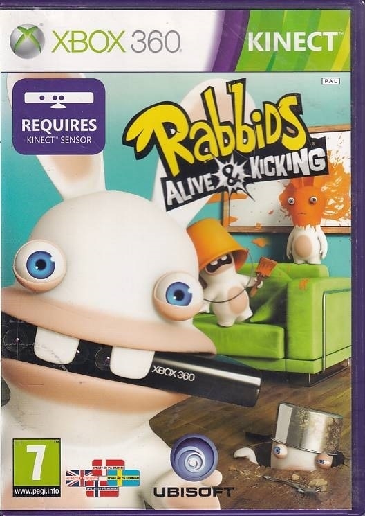 Rabbids Alive and Kicking - XBOX 360 (B Grade) (Genbrug)