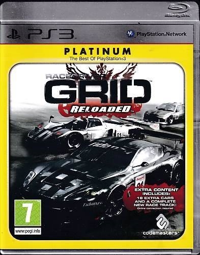 Racedriver Grid Reloaded - PS3 - Platinum (B Grade) (Genbrug)