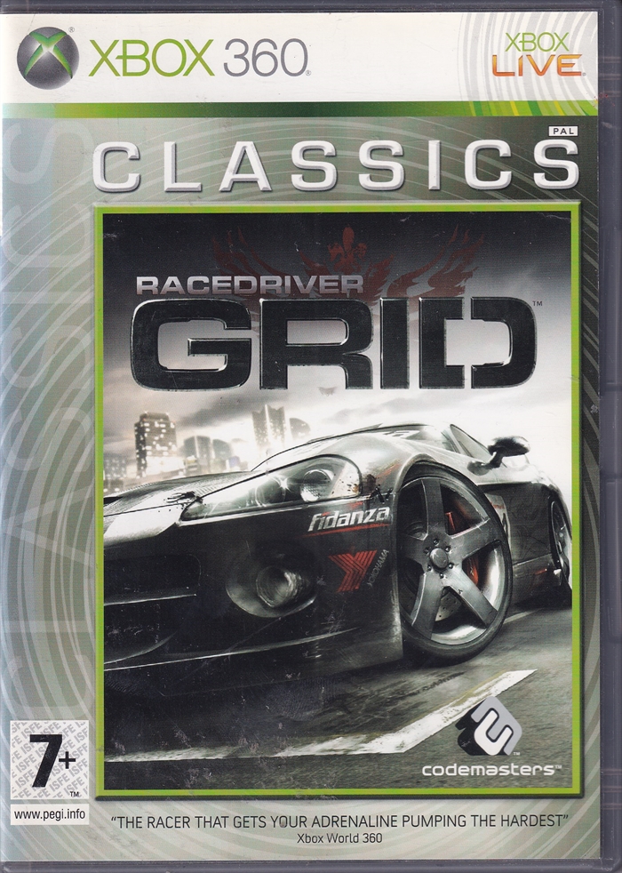 Racedriver Grid - XBOX (B Grade) (Genbrug)