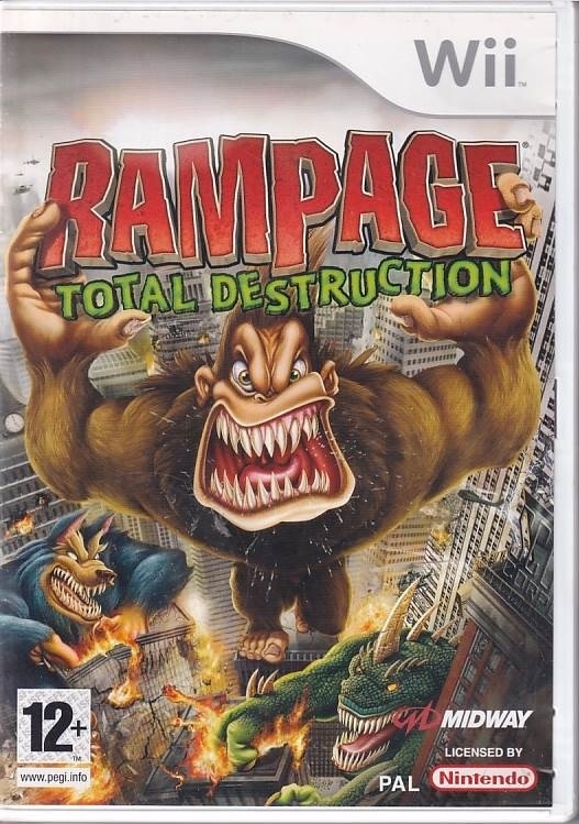 Rampage - Total Destruction - Nintendo Wii (B Grade) (Genbrug)