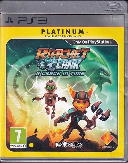 Ratchet and Clank A Crack in Time - Platinum - PS3 (A Grade) (Genbrug)