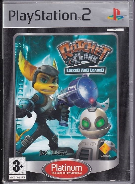 Ratchet and Clank 2 Locked and Loaded - Platinum - PS2 (B Grade) (Genbrug)