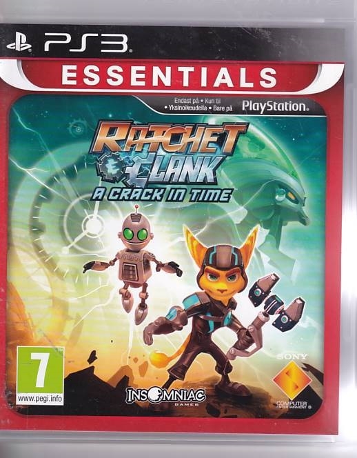 Ratchet and Clank A Crack in Time - Essentials - PS3 (B Grade) (Genbrug)