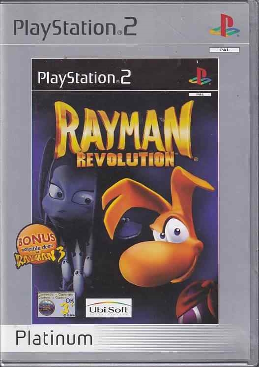 Rayman Revolution -  Platinum - med Rayman 3 Demo - PS2 (B Grade) (Genbrug)