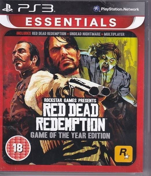 Red Dead Redemption Game of the Year Edition - Essentials - PS3 - (B Grade) (Genbrug)