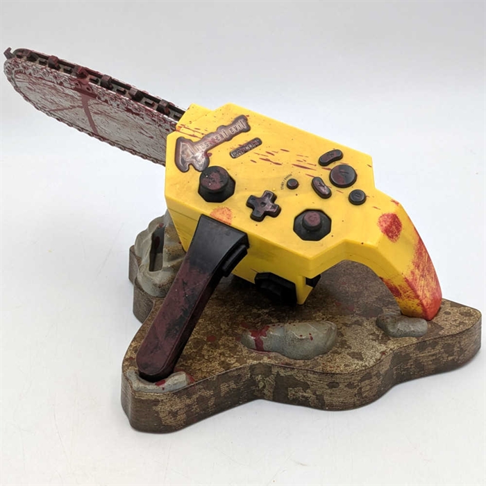 Resident Evil 4 Chainsaw Controller - GameCube Tilbehør (A Grade) (Genbrug)