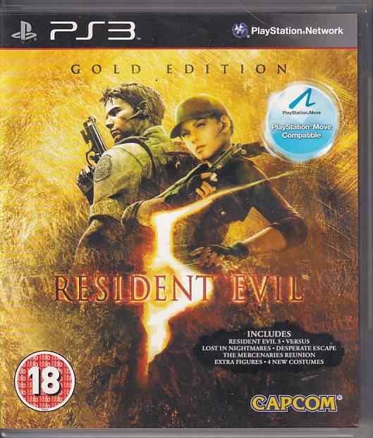 Resident Evil 5 Gold Edition - PS3 (B Grade) (Genbrug)