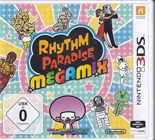 Rhythm Paradise Megamix - Tysk Version - Nintendo 3DS (A Grade) (Genbrug)