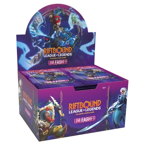 Riftbound set 3 - Unleashed - Booster Box Display (24 Booster Packs) - League of Legends TCG