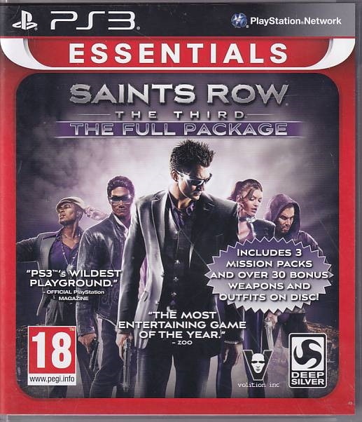 Saints Row The Third - The Fuld Package - Essentials - PS3 (B Grade) (Genbrug)