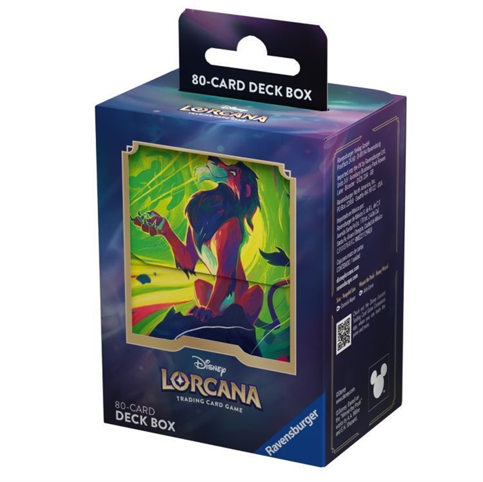 Scar - Deck Box - Disney Lorcana