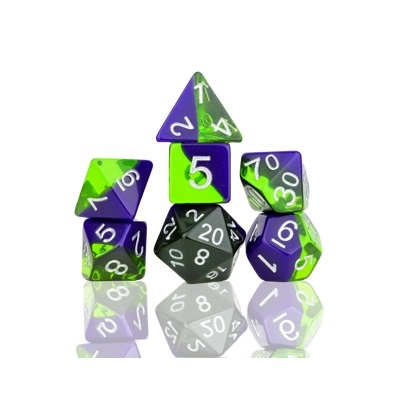 Sea Glass Dice set - Rollespilsterninger - Sirius Dice