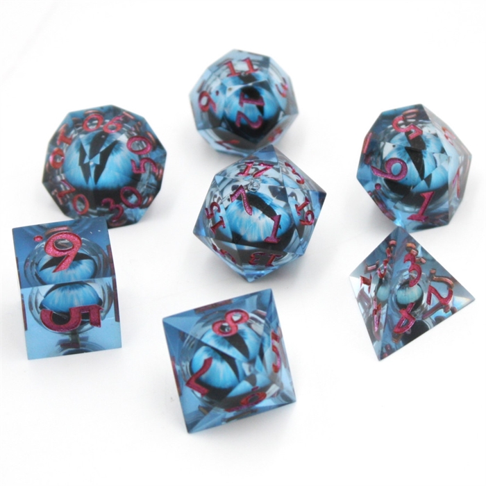 Serpent Eye liquid core - Sharp edges - Rollespilsterninger - Epic Dwarf Dice