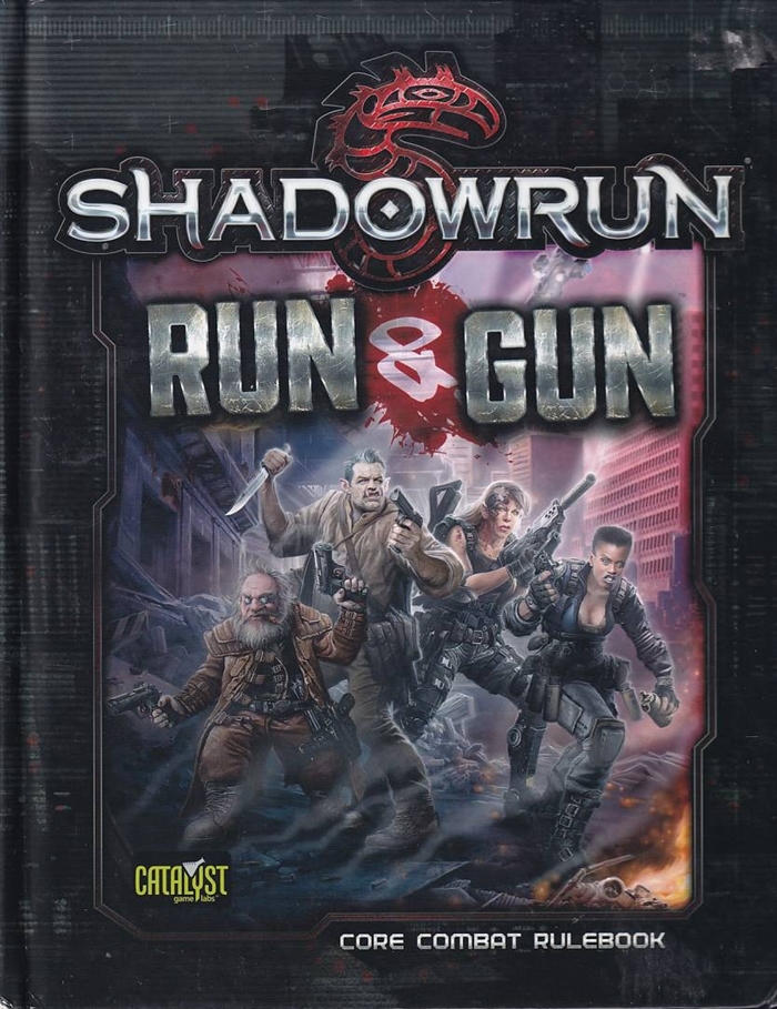 Shadowrun 5th Edition - Run and Gun - Core Combat Rulebook (B-Grade) (Genbrug)