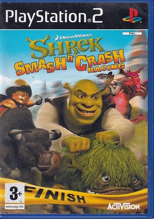 Shrek Smash n\' Crash Racing - PS2 (B Grade) (Genbrug)
