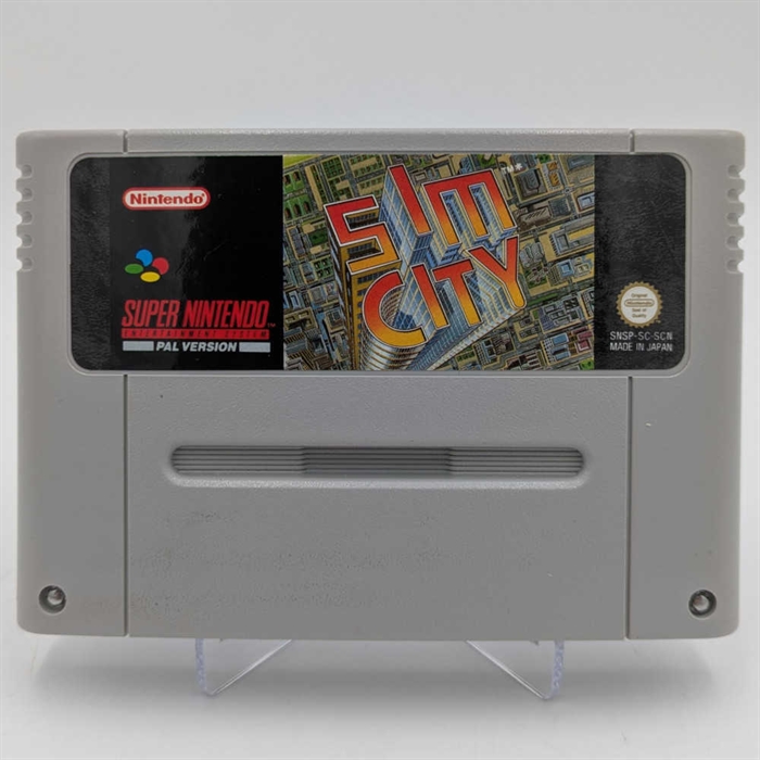 Sim City - SNES - Cartridge - (SCN) (B Grade) (Genbrug)