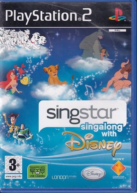 Singstar Singalong With Disney - PS2 (B Grade) (Genbrug)