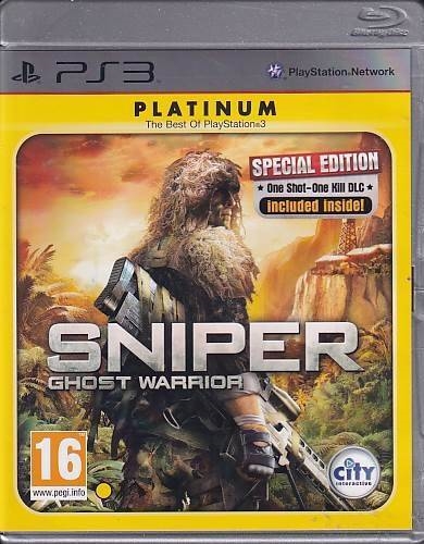 Sniper Ghost Warrior - Special Edition Platinum - PS3 (B Grade) (Genbrug)