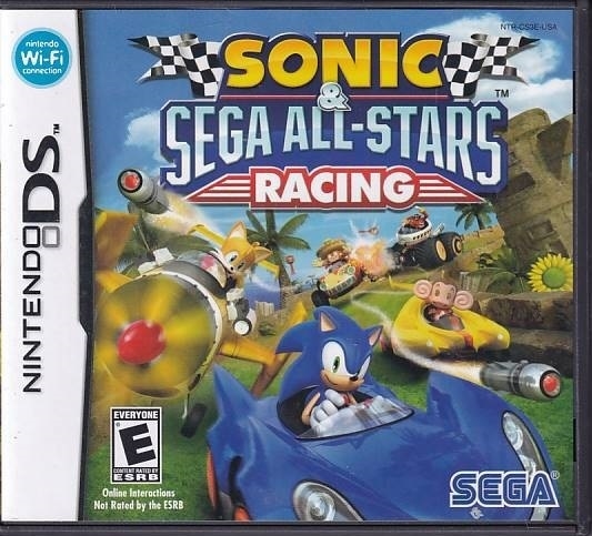 Sonic and Sega All-Stars Racing - Amerikansk Version - Nintendo DS (B Grade) (Genbrug)