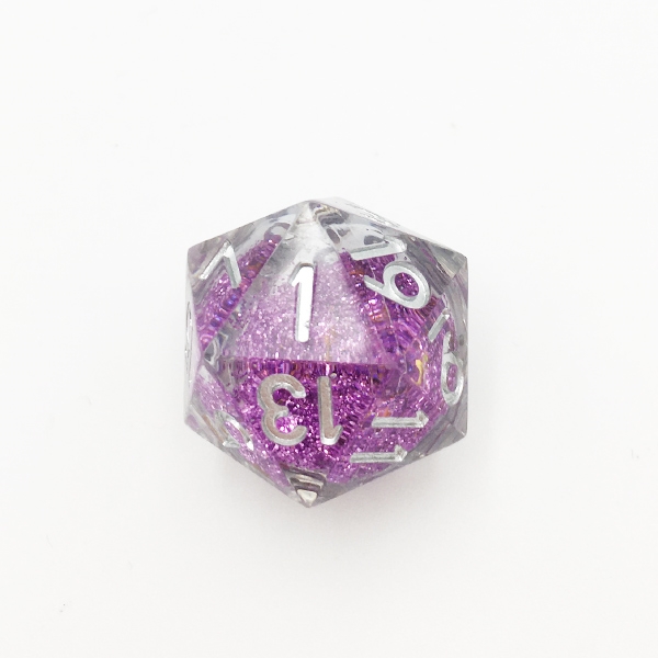 Sorcerous Swirl - Elixir Liquid Core Dice - Rollespils D20 Terning - Metallic Dice Games