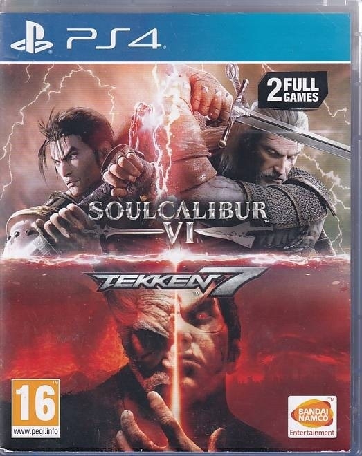 Soulcalibur VI plus Tekken 7 - PS4 (B Grade) (Genbrug)