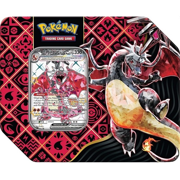 Special Tin - Charizard EX - Paldean Fates - Pokemon kort (USA Version)