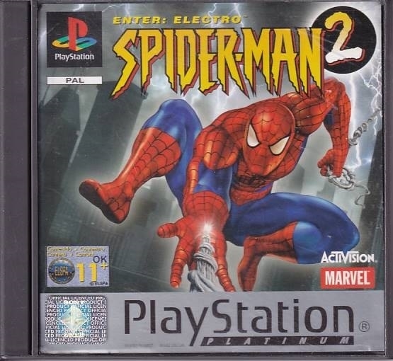 Spider-Man 2 Enter Electro Platinum - PS1 (B Grade) (Genbrug)