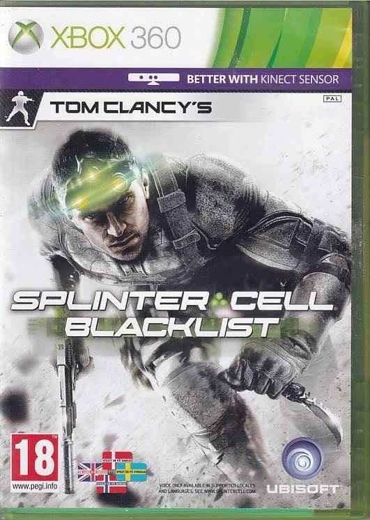 Splinter Cell Blacklist  - Xbox 360 (B Grade) (Genbrug)