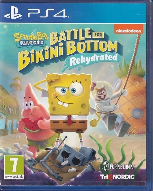 Spongebob Squarepants Battle for Bikini Bottom Rehydrated - PS4 (A Grade) (Genbrug)