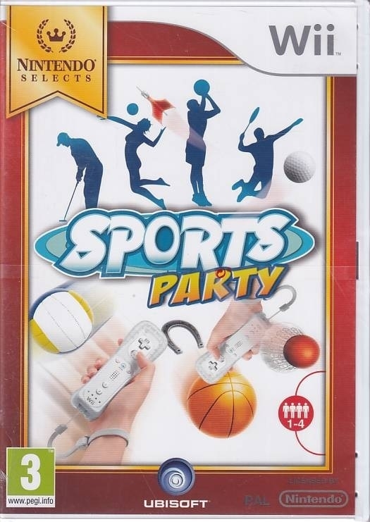 Sports Party - Selects - Wii - I Folie (AA Grade) (Genbrug)