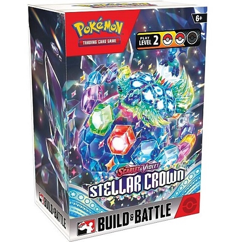 Stellar Crown - Build & Battle kit (Prerelease Box) - Pokemon kort