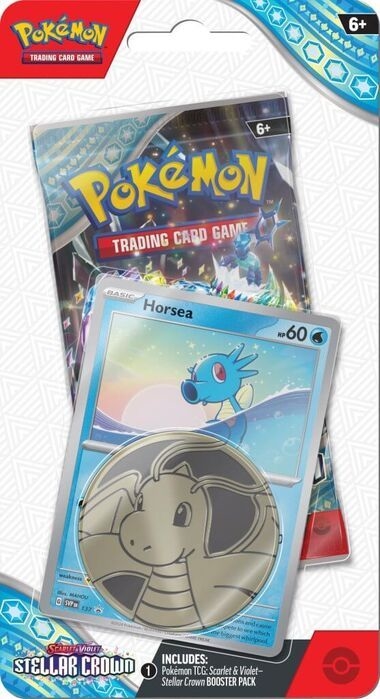 Stellar Crown - Horsea Checklane Blister - Pokemon kort