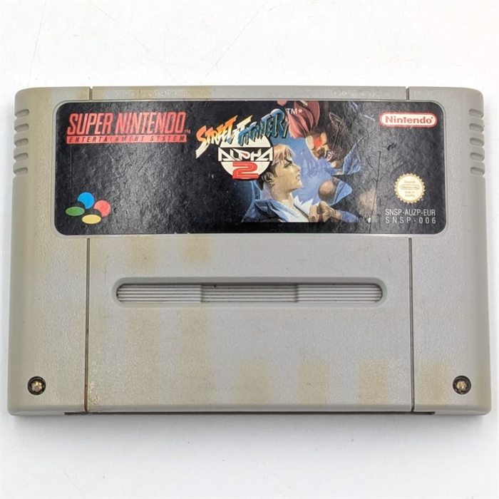 Street Fighter Alpha 2 - Cartridge - SNES Spil - (EUR) (B Grade) (Genbrug)