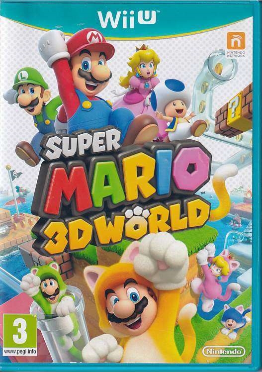 saltet Opdatering skal 200,- WiiU - Super Mario 3D World (Genbrug)