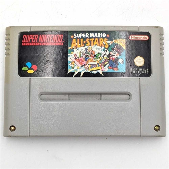 Super Mario All Stars - SNES - Cartridge - (EUR) (B Grade) (Genbrug)
