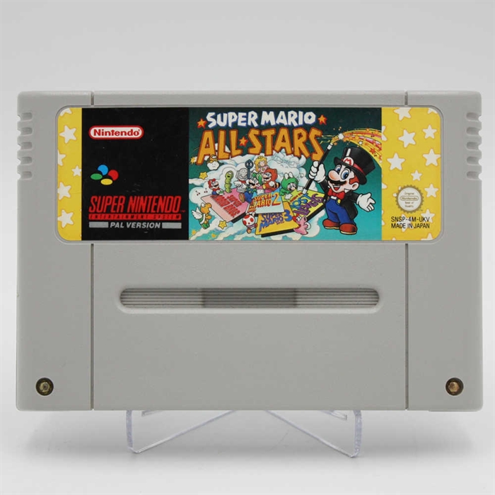 Super Mario All Stars - SNES - Cartridge - (UKV) (A Grade) (Genbrug)