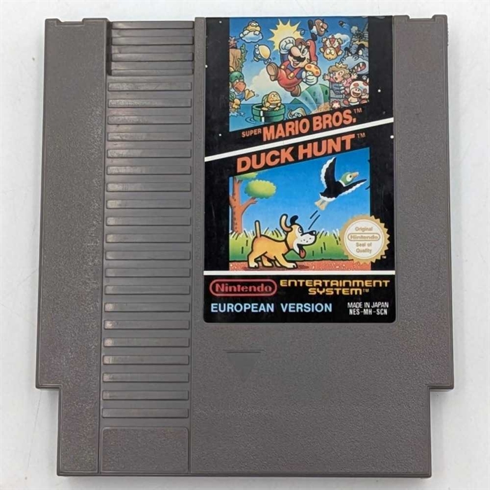 Super Mario Bros og Duck Hunt - SCN - NES Spil (B Grade) (Genbrug)