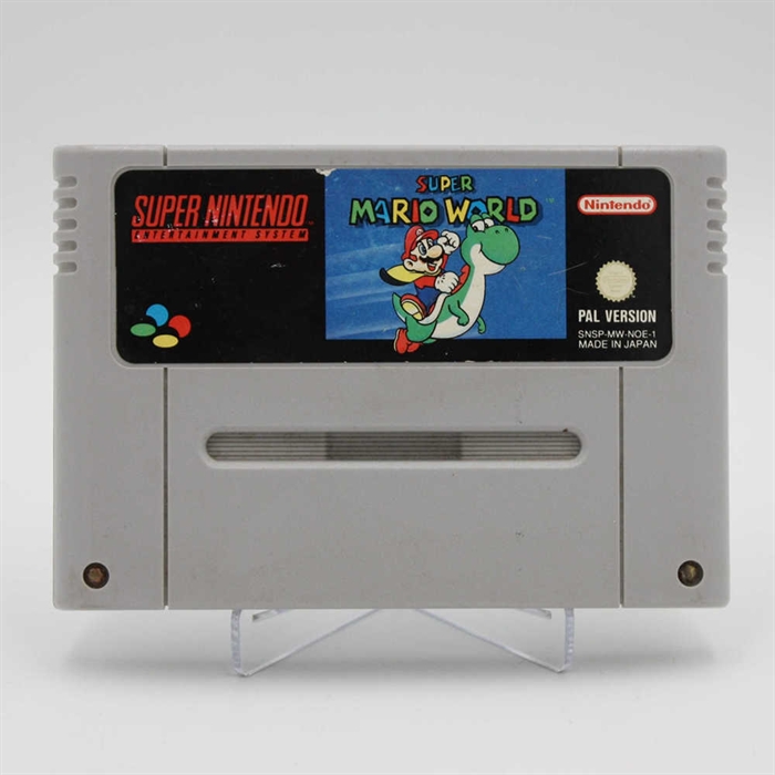 Super Mario World - SNES - Cartridge - (NOE) (B Grade) (Genbrug)