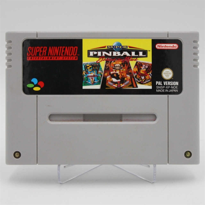 Super Pinball Behind The Mask - SNES - Cartridge - (NOE) (B Grade) (Genbrug)