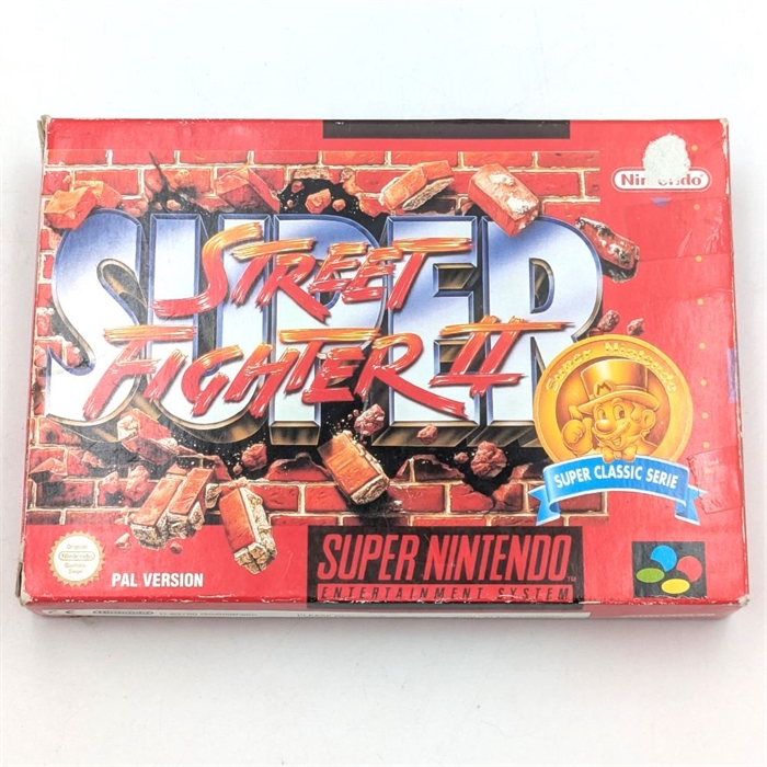 Super Street Fighter II - Nintendo Classics - Original Kasse - SNES Spil - (EUR) (B Grade) (Genbrug)