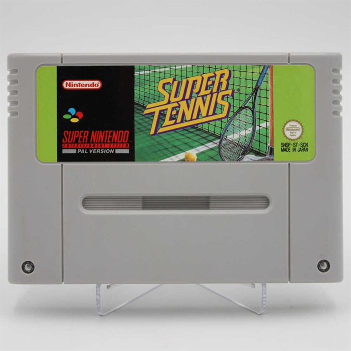 Super Tennis - SNES - Cartridge - (SCN) (A Grade) (Genbrug)