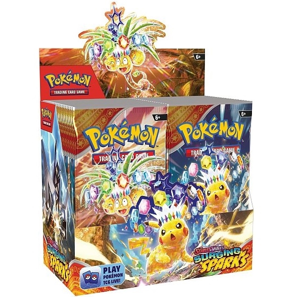 Surging Sparks - Booster Box Display (36 Booster Packs) - Pokemon kort